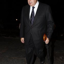 Fernando Martínez de Irujo en el funeral de Germán López Madrid