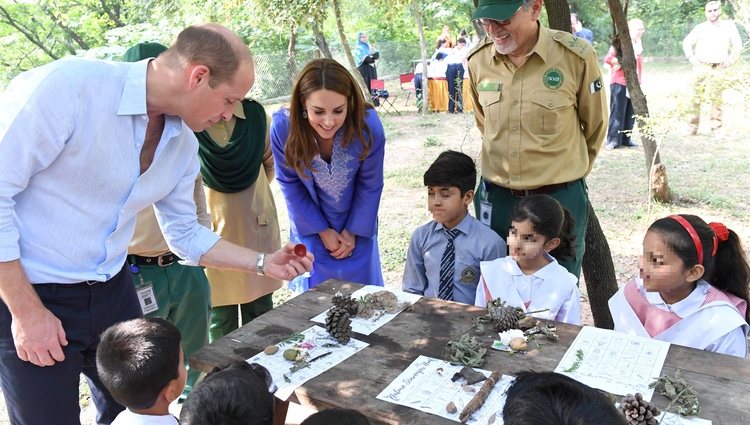 Los Duques de Cambridge visitando Margalla Hills en Islamabad, Pakistán