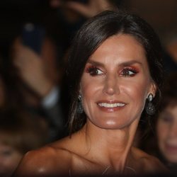 La Reina Letizia, muy sonriente en el Concierto de los Premios Princesa de Asturias 2019