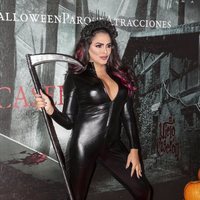 Amor Romeira en la presentación de la 'Halloween week 2019' del Parque de Atracciones de Madrid