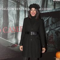 Noelia López en la presentación de la 'Halloween week 2019' del Parque de Atracciones de Madrid