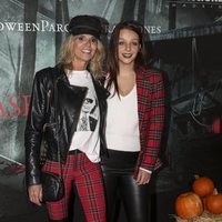 Arancha de Benito y su hija Zaira en la presentación de la 'Halloween week 2019' del Parque de Atracciones de Madrid