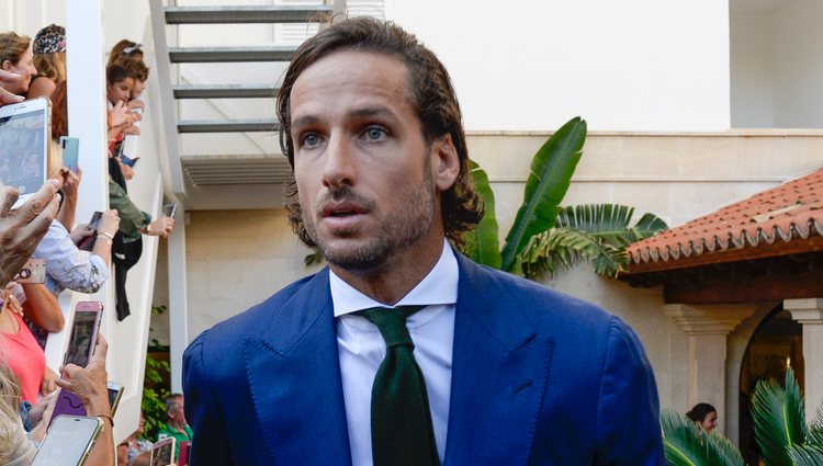 Feliciano López en la boda entre Rafa Nadal y Xisca Perelló