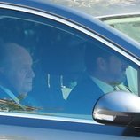 El Rey Juan Carlos I llegando a la boda de Rafa Nadal y Xisca Perelló