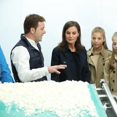 La Familia Real visitando Asiegu, Premio Pueblo Ejemplar de Asturias 2019