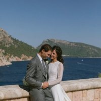 Rafa Nadal y Xisca Perelló recién casados en la fortaleza de Albercuitx, en Mallorca