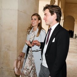 Beatriz de York y Edoardo Mapelli en la boda de Jean-Christophe Napoleón