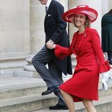 Los Príncipes Guillermo de Luxemburgo y Sibilla Weiller en la boda de Jean Christophe Napoleón