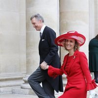 Los Príncipes Guillermo de Luxemburgo y Sibilla Weiller en la boda de Jean Christophe Napoleón