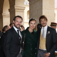 Los Príncipes Félix y Clara de Luxemburgo en la boda de Jean Christophe Napoleón