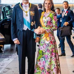 Los Reyes Felipe y Letizia en la entronización de Naruhito de Japón