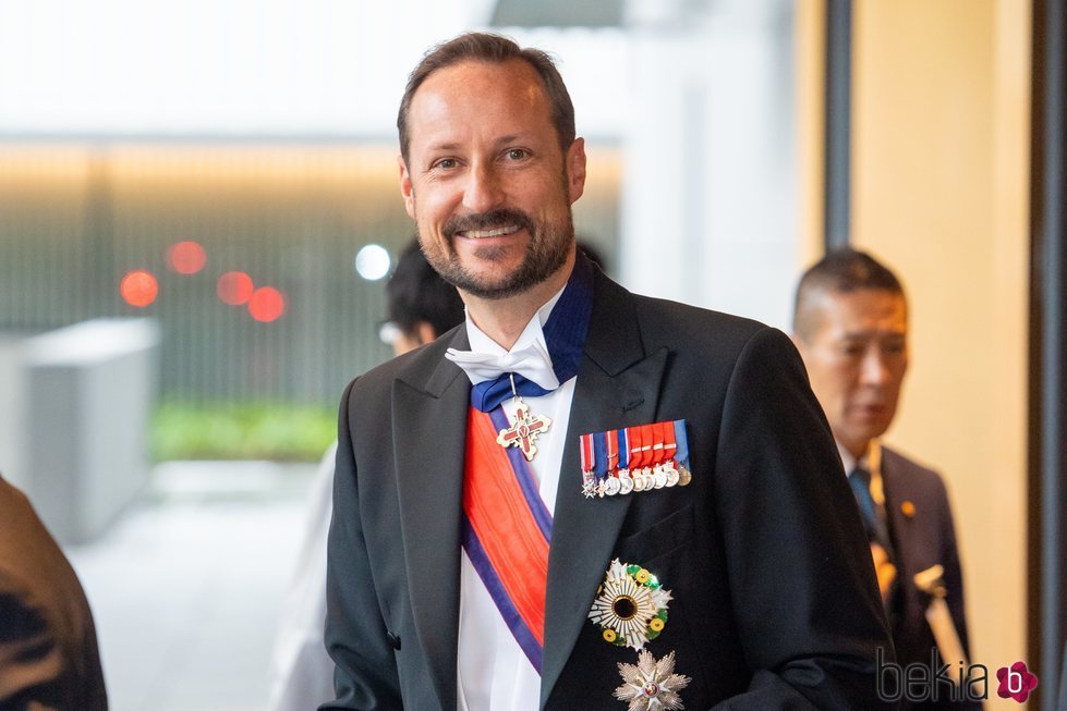 Haakon de Noruega en la entronización de Naruhito de Japón