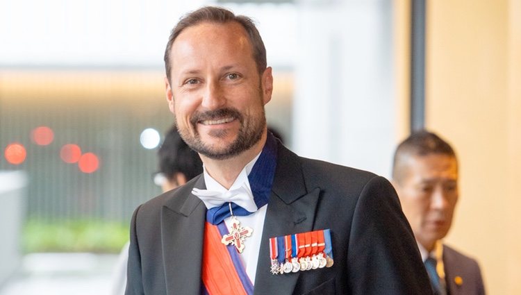 Haakon de Noruega en la entronización de Naruhito de Japón