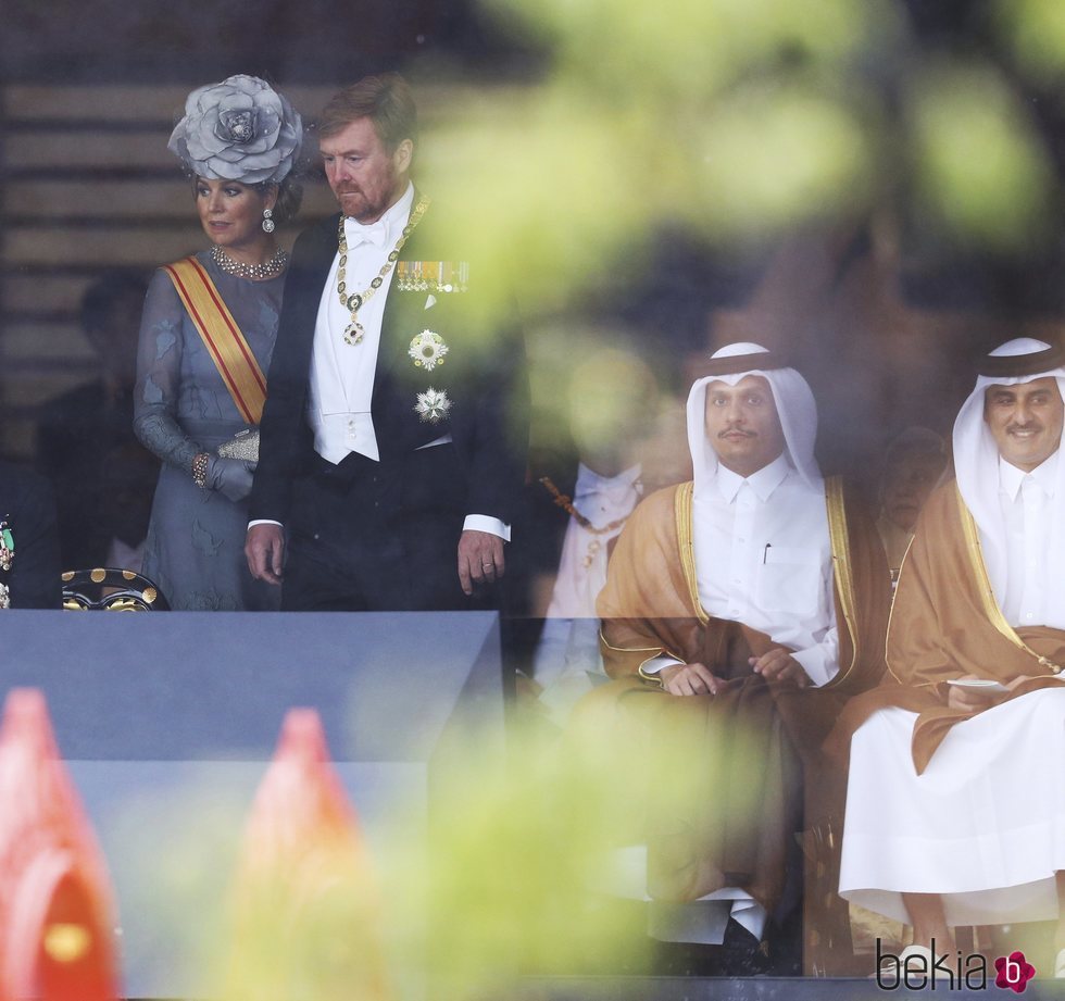 Los Reyes de Holanda en los actos por la entronización de Naruhito de Japón