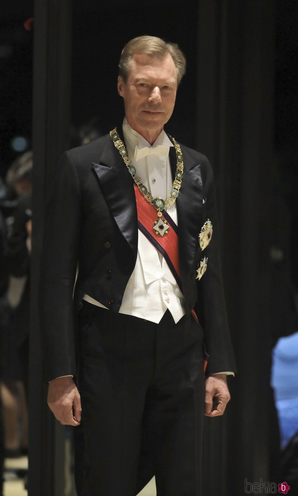 Enrique de Luxemburgo en la cena por la entronización de Naruhito de Japón