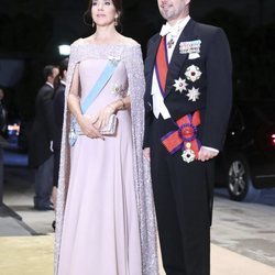 Federico y Mary en la cena por la entronización de Naruhito de Japón