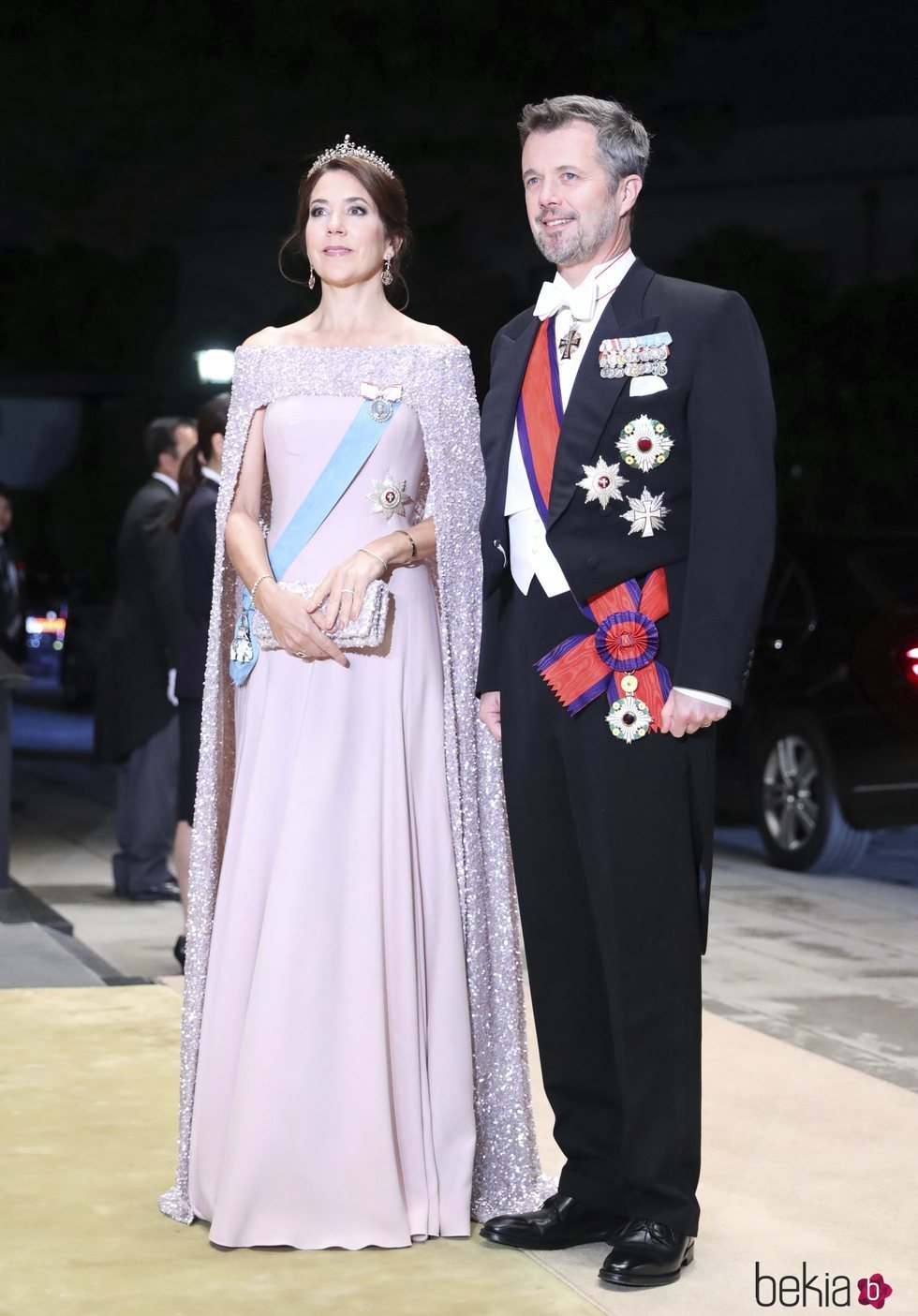 Federico y Mary en la cena por la entronización de Naruhito de Japón