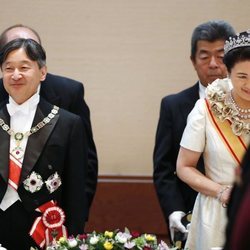 Naruhito y Masako de Japón en la cena por la entronización de Naruhito de Japón como Emperador