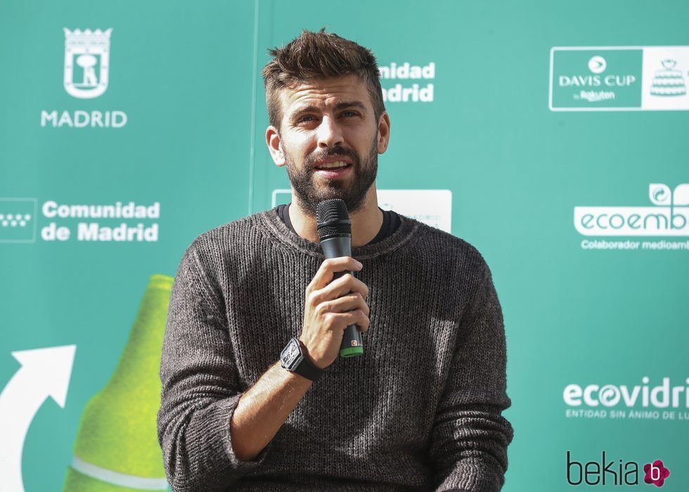 Gerard Piqué en un evento a favor del medio ambiente en Callao