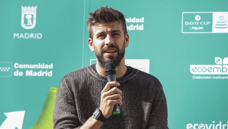 Gerard Piqué en un evento a favor del medio ambiente en Callao