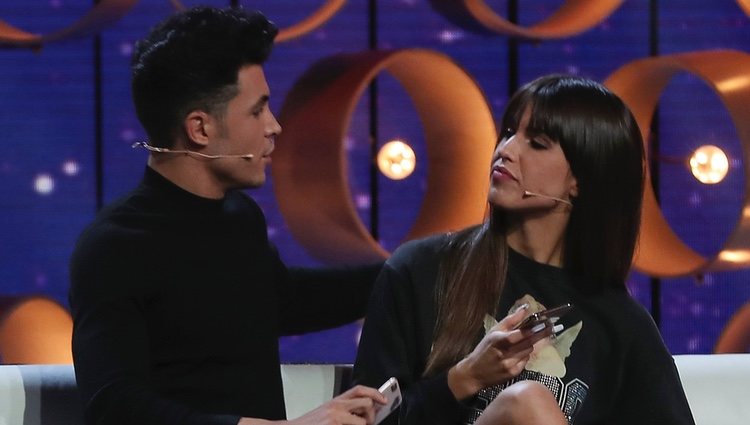 Sofía Suescun y Kiko Jiménez hablando en el octavo debate de 'GH VIP 7'