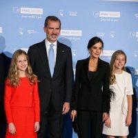 Los Reyes Felipe y Letizia, la Princesa Leonor y la Infanta Sofía en los Premios Princesa de Girona 2019