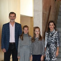 Los Reyes Felipe y Letizia, la Princesa Leonor y la Infanta Sofía en los actos de los Premios Fundación Princesa de Girona 2019