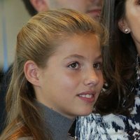 La Infanta Sofía en el acto final de los Premios Princesa de Girona 2019