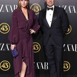 Lourdes Montes y Fran Rivera en los premios Harper's Bazaar 2019