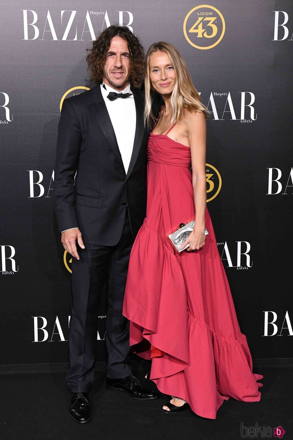 Carles Puyol y Vanesa Lorenzo en los premios Harper's Bazaar 2019