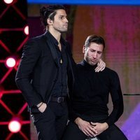 Gianmarco llorando en la gala 10 de 'GH VIP 7' ante la discusión de su hermano con Jorge Javier Vázquez