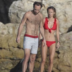 James Middleton y Alizee Thevenet, de vacaciones en San Bartolomé