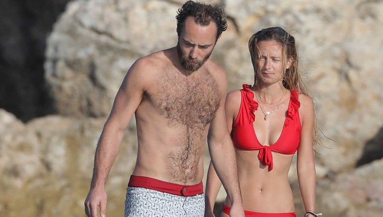 James Middleton y Alizee Thevenet, de vacaciones en San Bartolomé