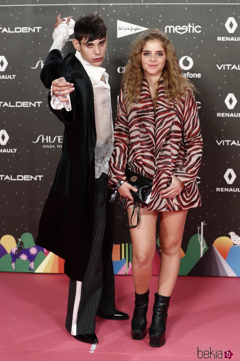 César Vicente y Lucía Díez en Los 40 Music Awards 2019