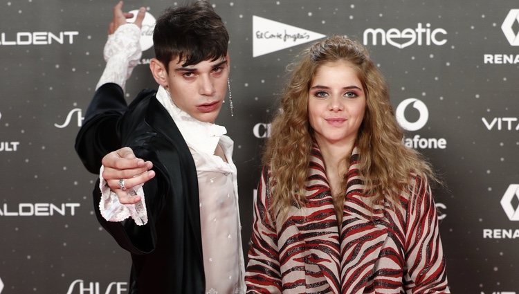 César Vicente y Lucía Díez en Los 40 Music Awards 2019