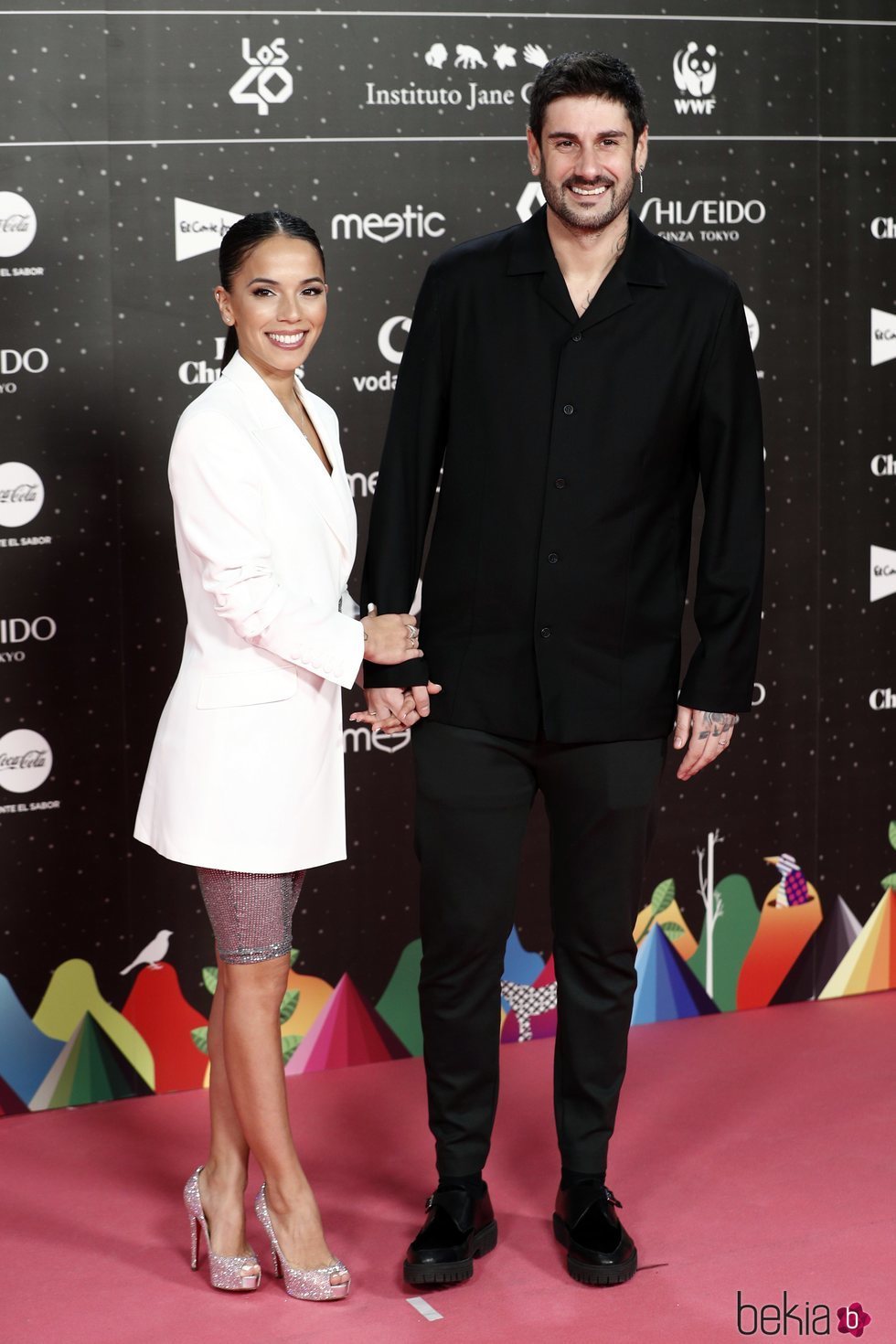 Melendi y Julia Nakamatsu en Los 40 Music Awards 2019