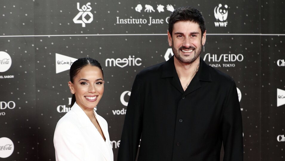 Melendi y Julia Nakamatsu en Los 40 Music Awards 2019