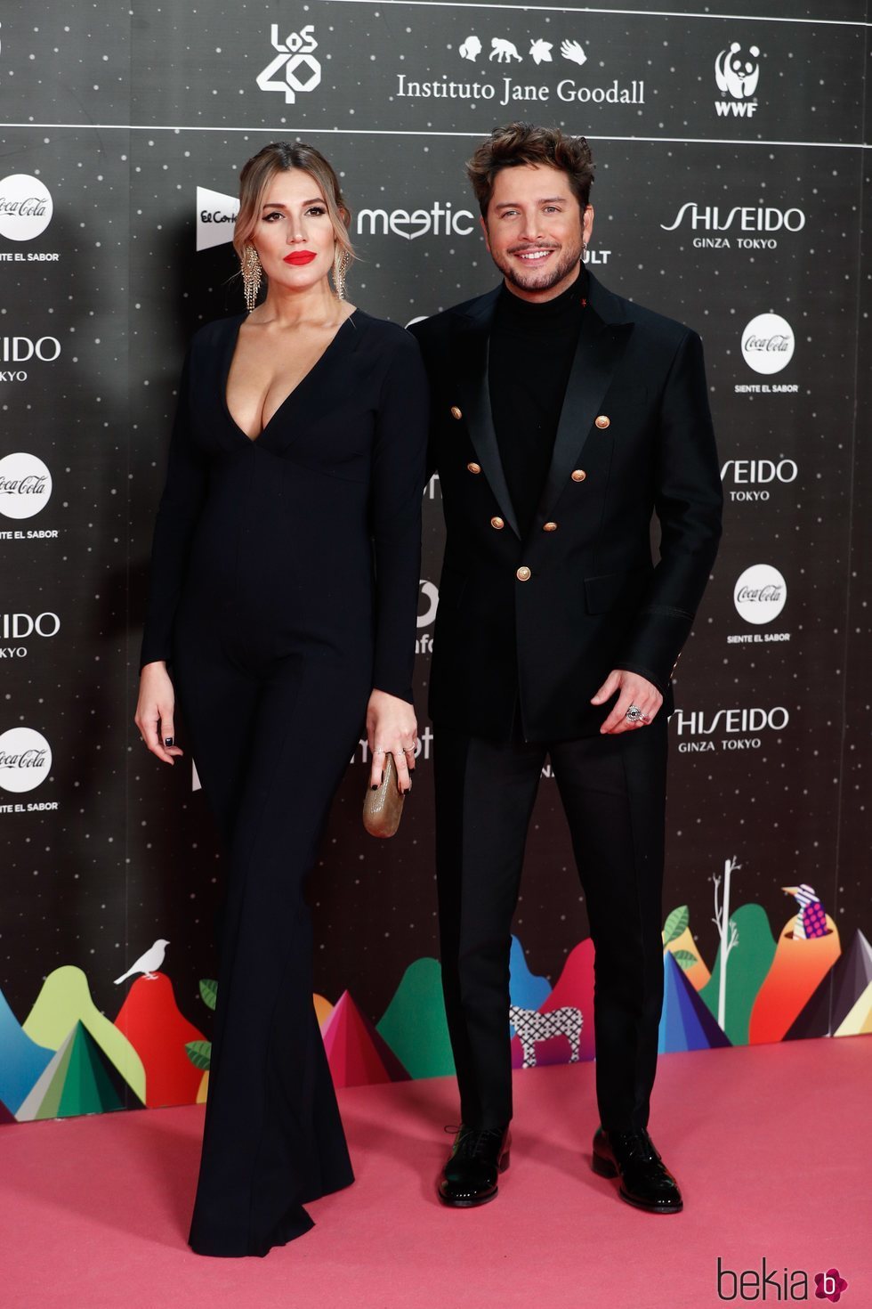 Manuel Carrasco y Almudena Navalón en Los 40 Music Awards 2019