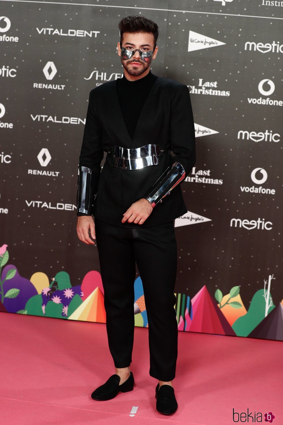 Agoney en Los 40 Music Awards 2019