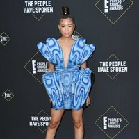 Storm Reid en la alfombra roja de los People's Choice Awards 2019