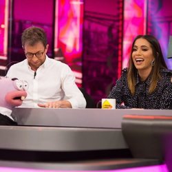 Anitta con Pablo Motos en 'El Hormiguero'