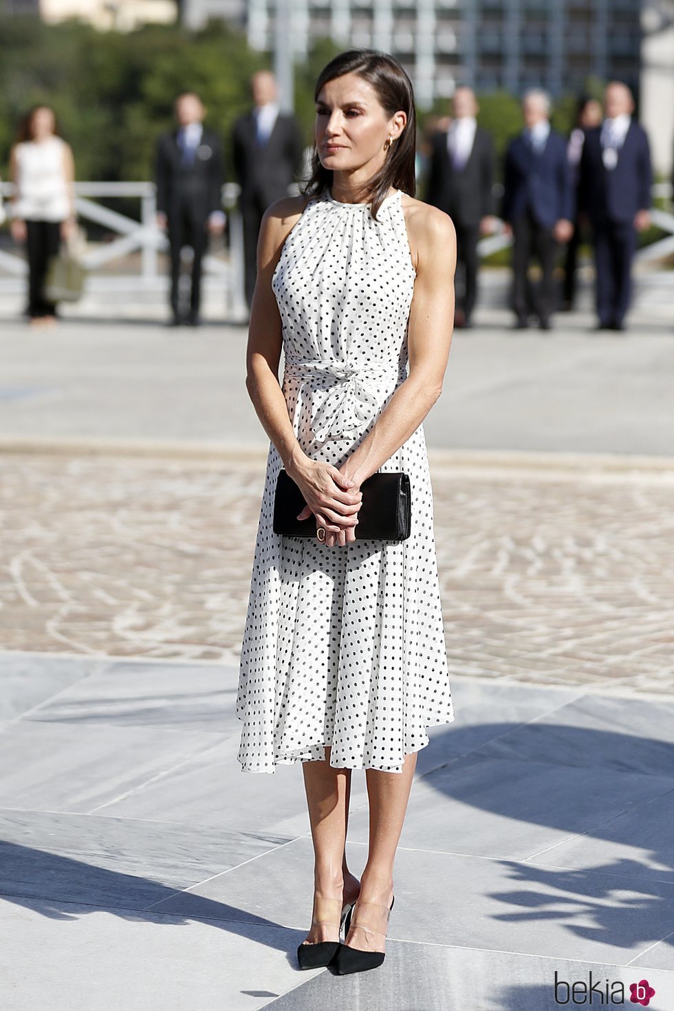 La Reina Letizia en el Monumento a José Martí en su Visita de Estado a Cuba