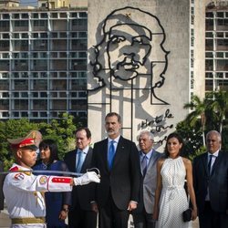 Los Reyes Felipe y Letizia en el Monumento a José Martí en su Visita de Estado a Cuba