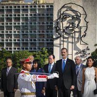 Los Reyes Felipe y Letizia en el Monumento a José Martí en su Visita de Estado a Cuba