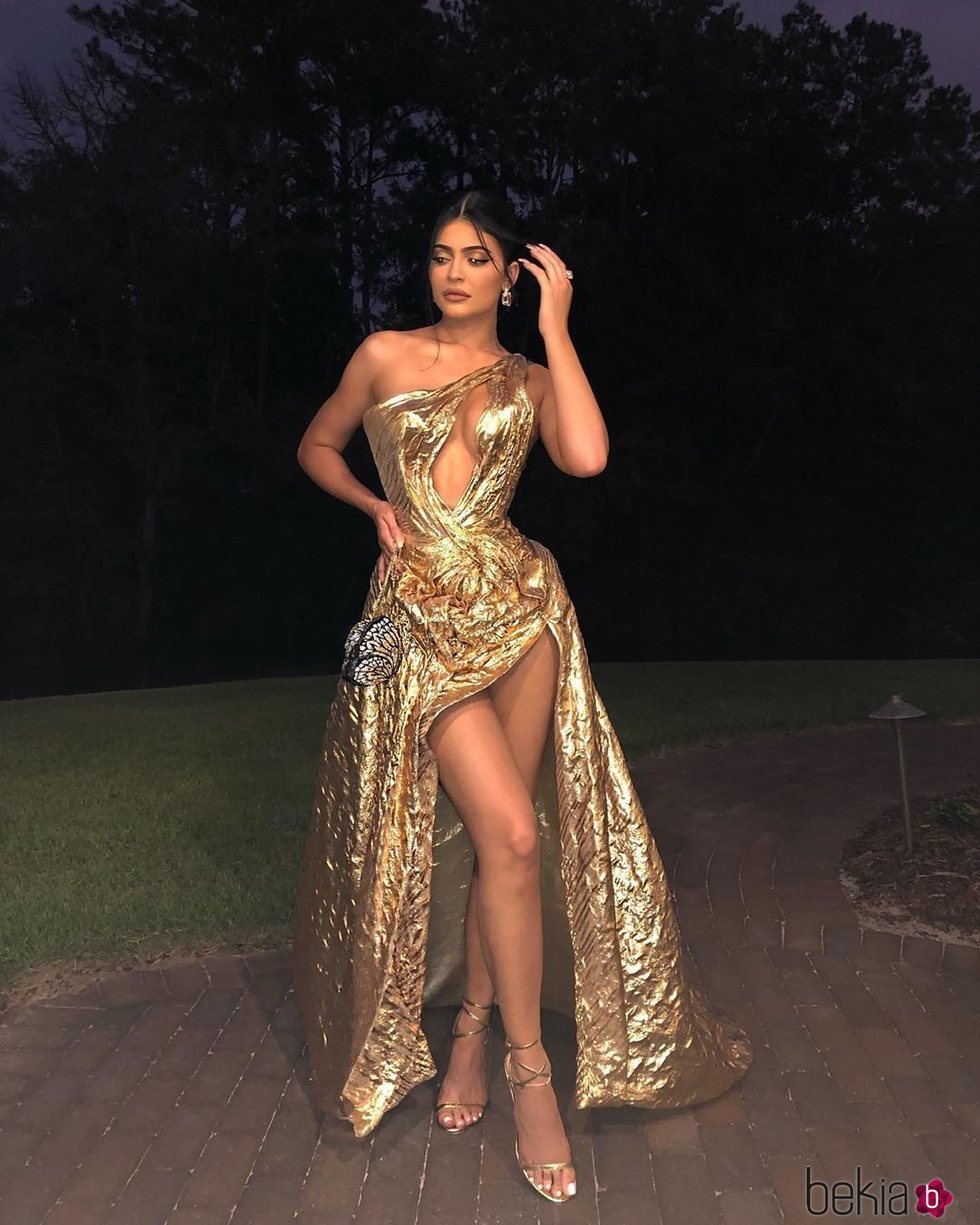 Kylie Jenner en la boda de Justin Bieber y Hailey Baldwin