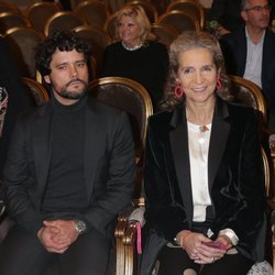 La Infanta Elena junto a Miguel Abellán en un homenaje a la tauromaquia