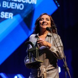 Pepa Bueno agradeciendo su Premio Ondas 2019