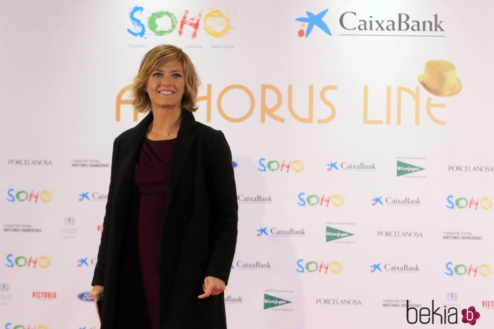 María Casado en la apertura del teatro de Antonio Banderas, 'Teatro del Soho'