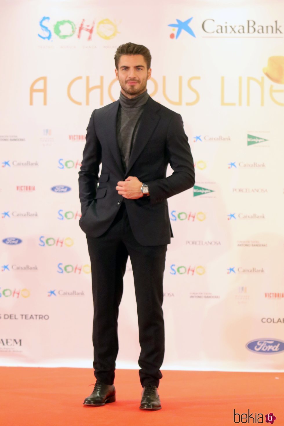 Maxi Iglesias en la apertura del teatro de Antonio Banderas, 'Teatro del Soho'