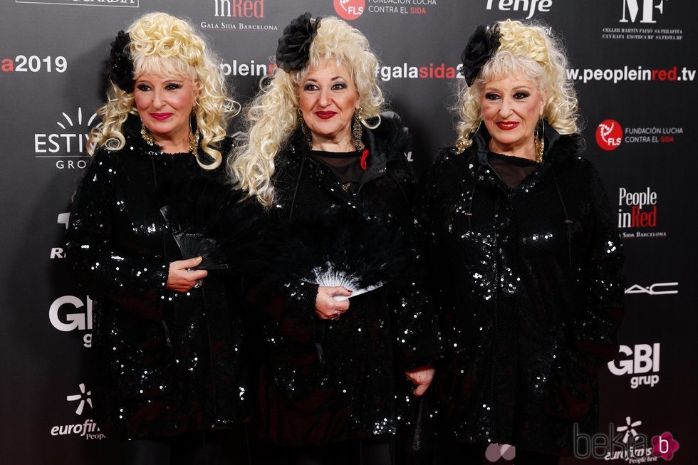 Las Supremas de Móstoles en la gala People in Red 2019